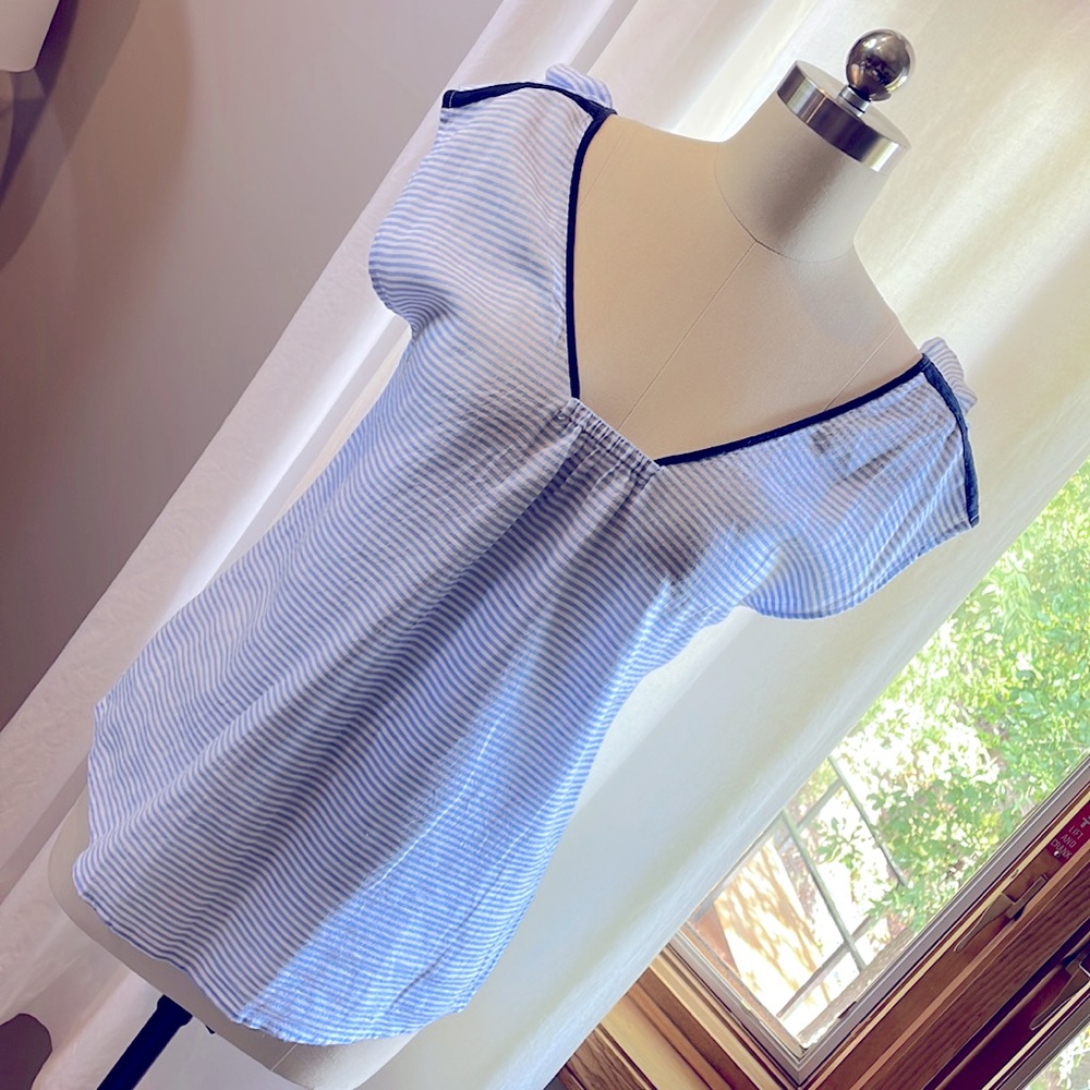 Cabi Ruffle Neck Top - Picture 5 of 6